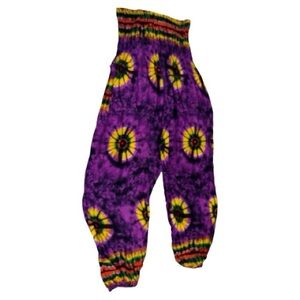 Full Funk vivid tie dye harem pants comfy